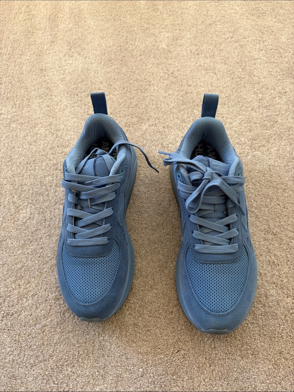 Municipal Women's Blue Sneakers with Cushioned Comfort